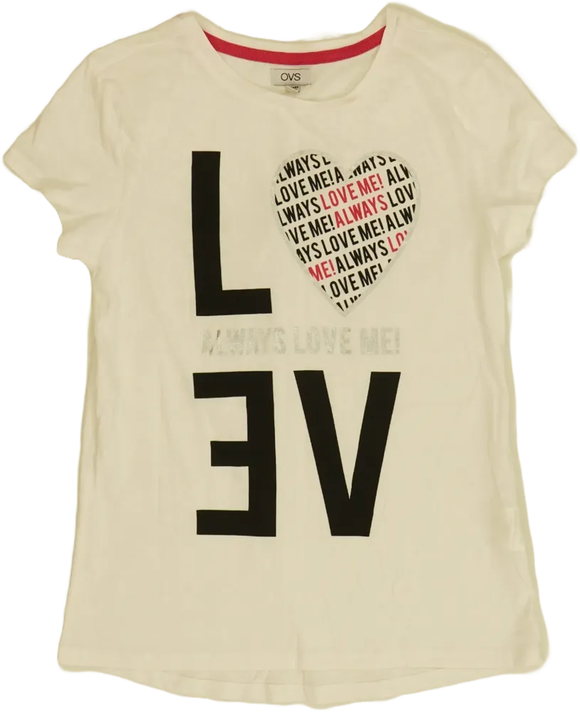 Fehér OVS Póló EU 146 / UK 11 év / US 12 év/L