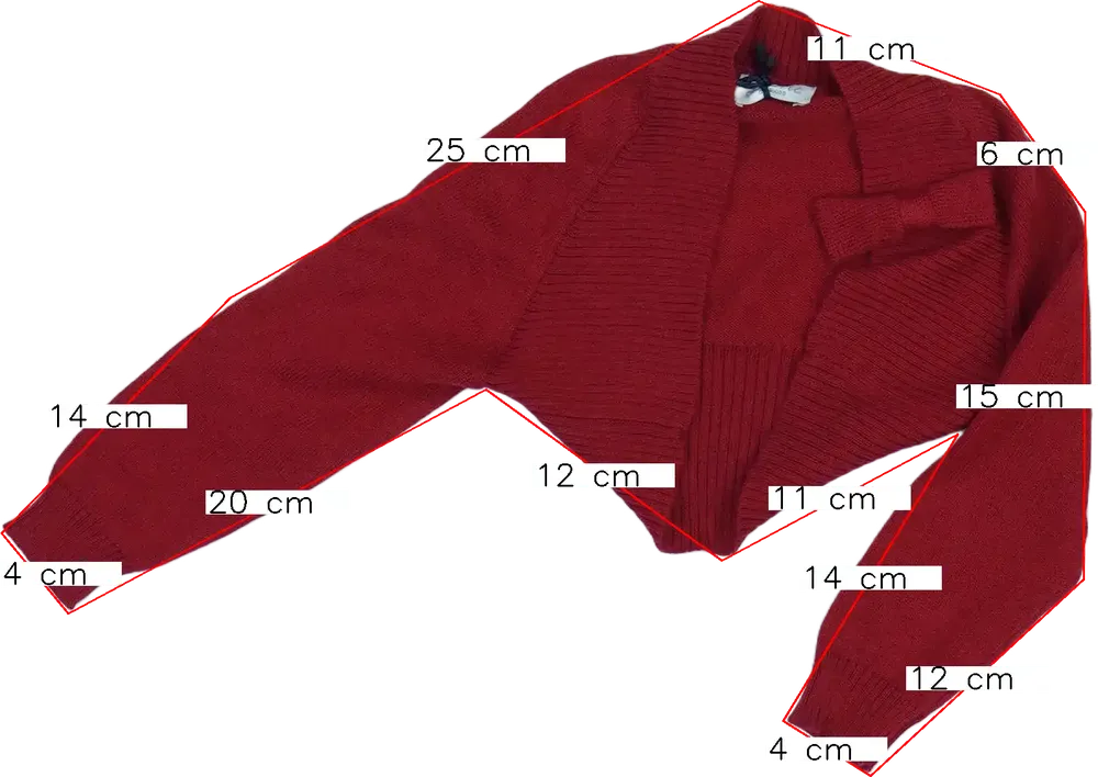 Piros Overkids Bolero EU 74 / UK 6-9 hónap / US 6-9 hónap