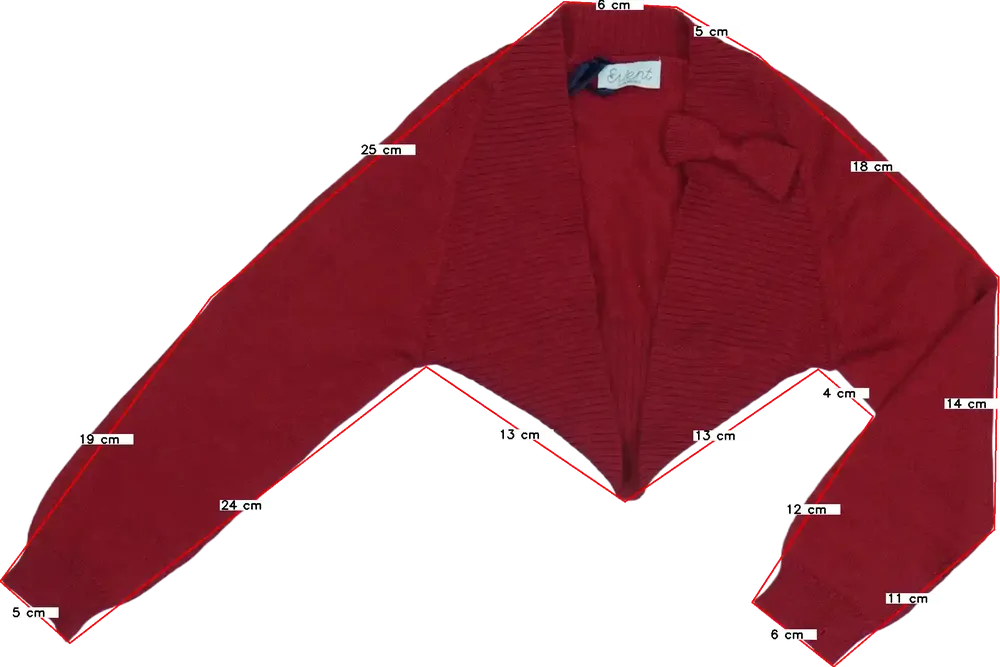 Piros Overkids Bolero EU 86 / UK 12-18 hónap / US 18 hónap