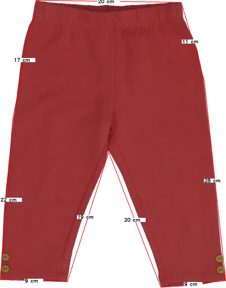 Rózsaszín Overkids Leggings EU 80 / UK 9-12 hónap / US 12 hónap