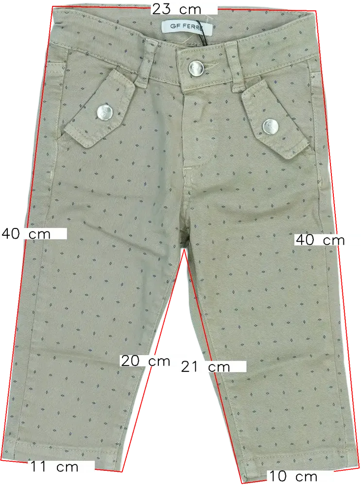 Barna GF Ferré Farmernadrág EU 74 / UK 6-9 hónap / US 6-9 hónap