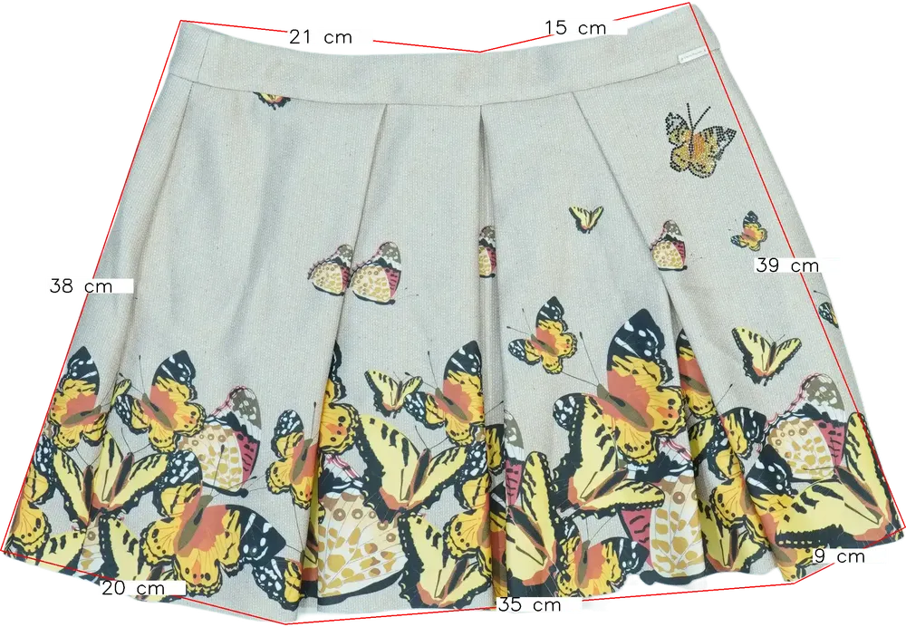 Barna Laura Biagiotti Szoknya EU 164 / UK 14 év / US 14 év/XL