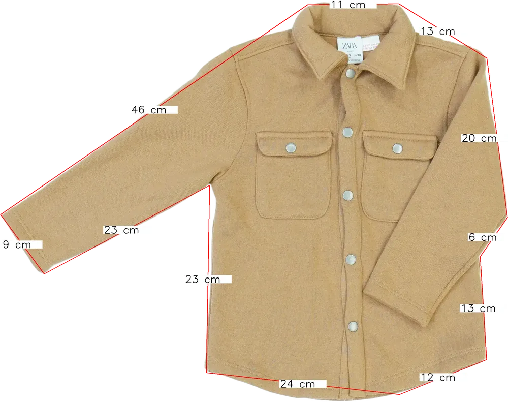 Barna Zara Átmeneti kabát EU 98 / UK 3 év / US 3T