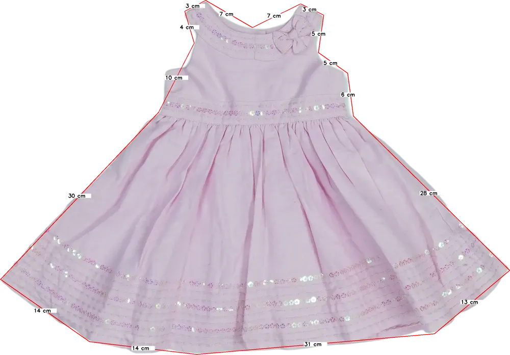 Rózsaszín George Ruha EU 74 / UK 6-9 hónap / US 6-9 hónap