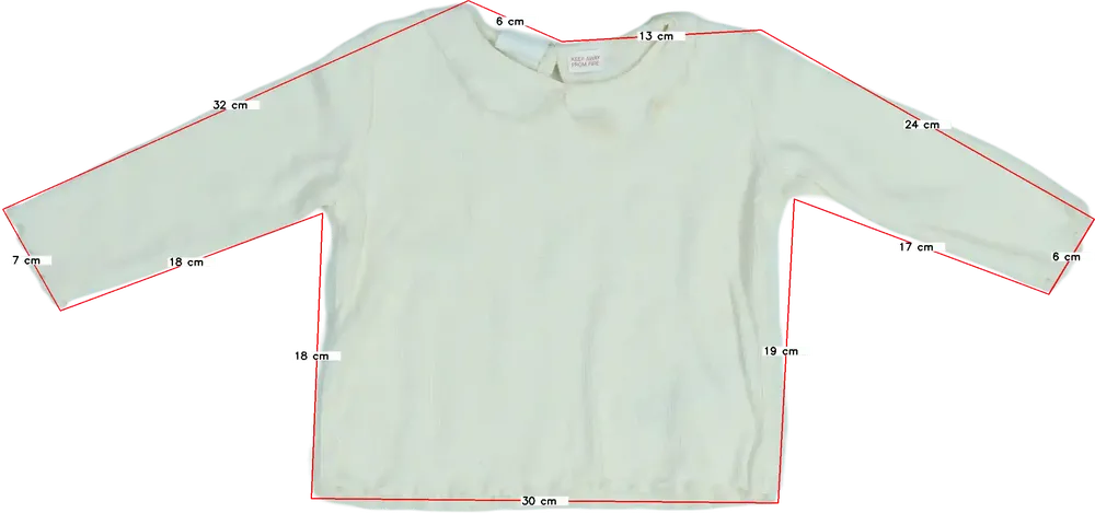 Barna Zara Hosszú ujjú felső EU 74 / UK 6-9 hónap / US 6-9 hónap