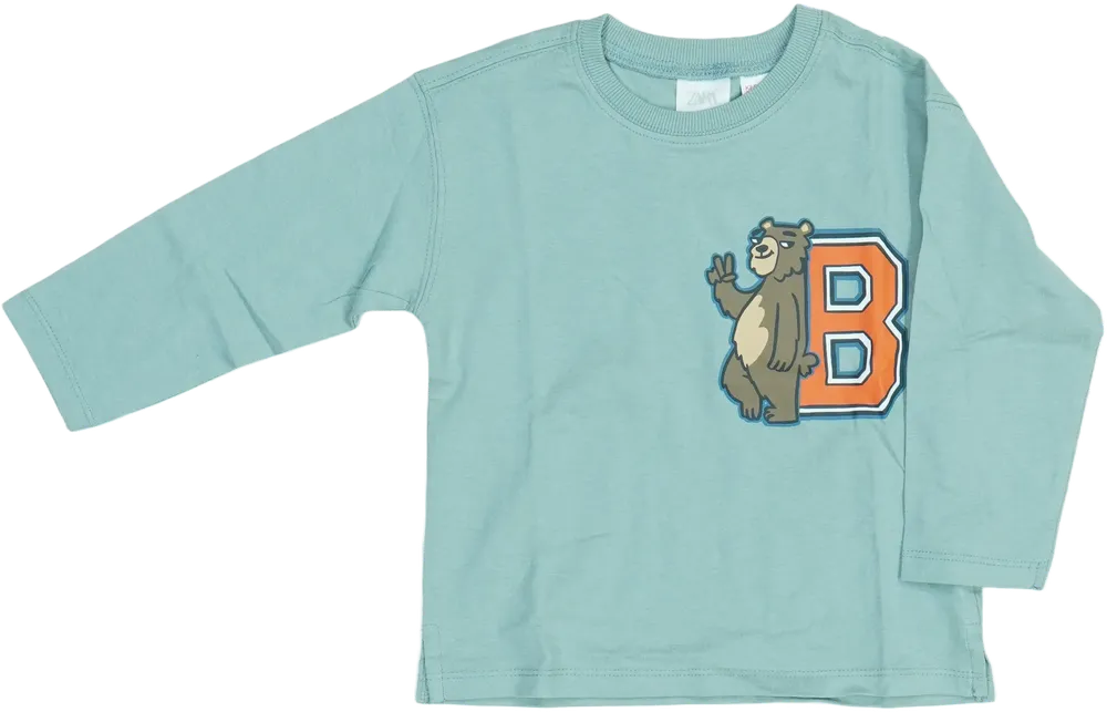 Kék Zara Hosszú ujjú felső EU 92 / UK 2 év / US 2T