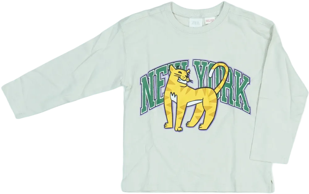 Barna Zara Hosszú ujjú felső EU 104 / UK 4 év / US 4T/XS