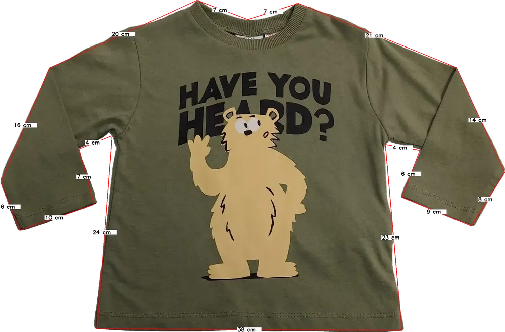 Barna Zara Hosszú ujjú felső EU 86 / UK 12-18 hónap / US 18 hónap