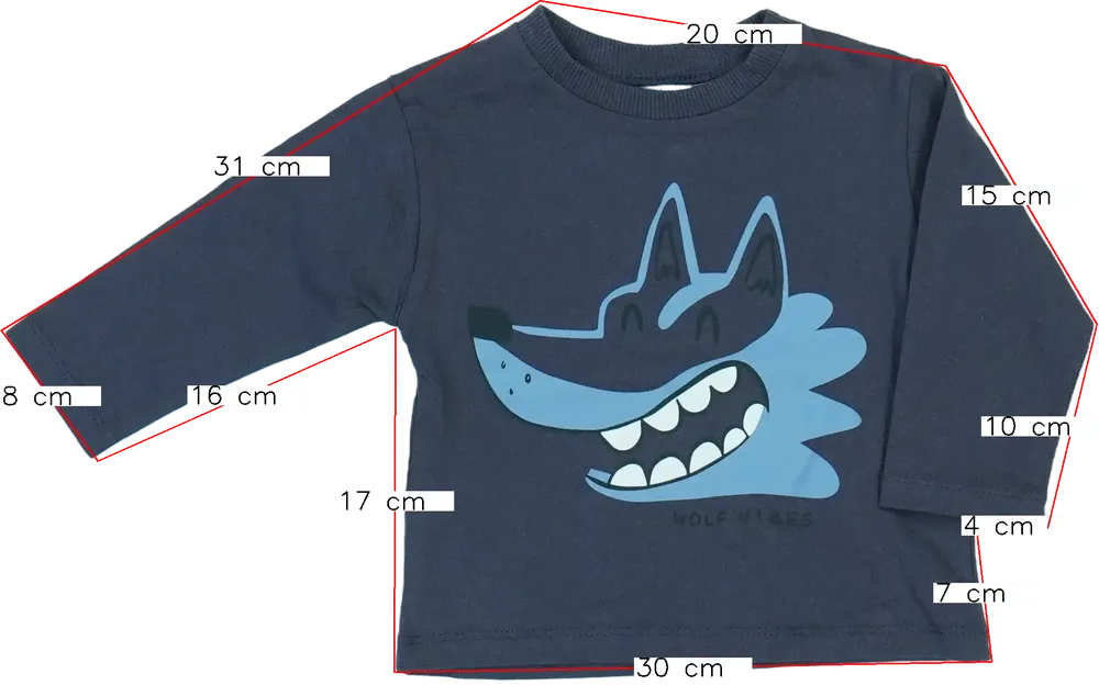 Szürke Zara Hosszú ujjú felső EU 74 / UK 6-9 hónap / US 6-9 hónap