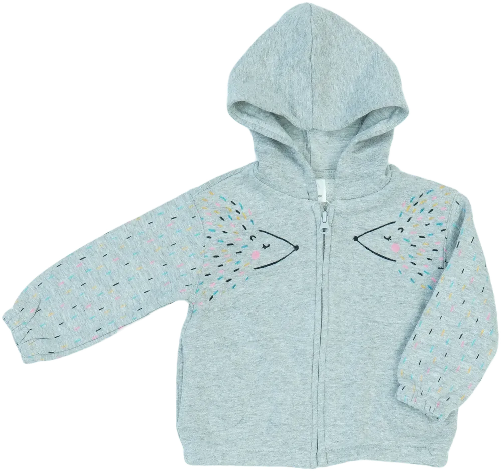 Szürke Zara Kapucnis pulóver EU 86 / UK 12-18 hónap / US 18 hónap