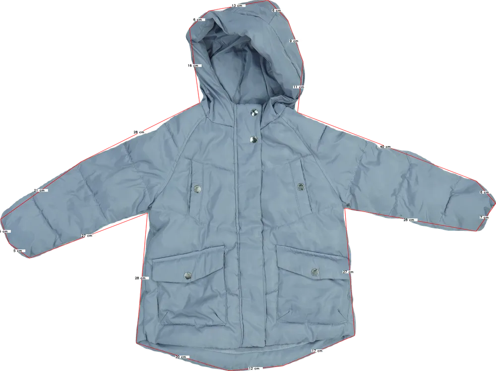 Szürke Zara Télikabát EU 122 / UK 7 év / US 7 év/M