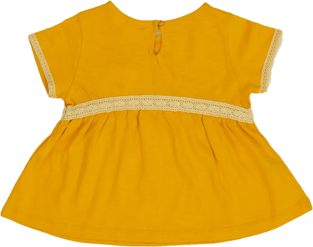 Sárga Zara Tunika EU 98 / UK 3 év / US 3T
