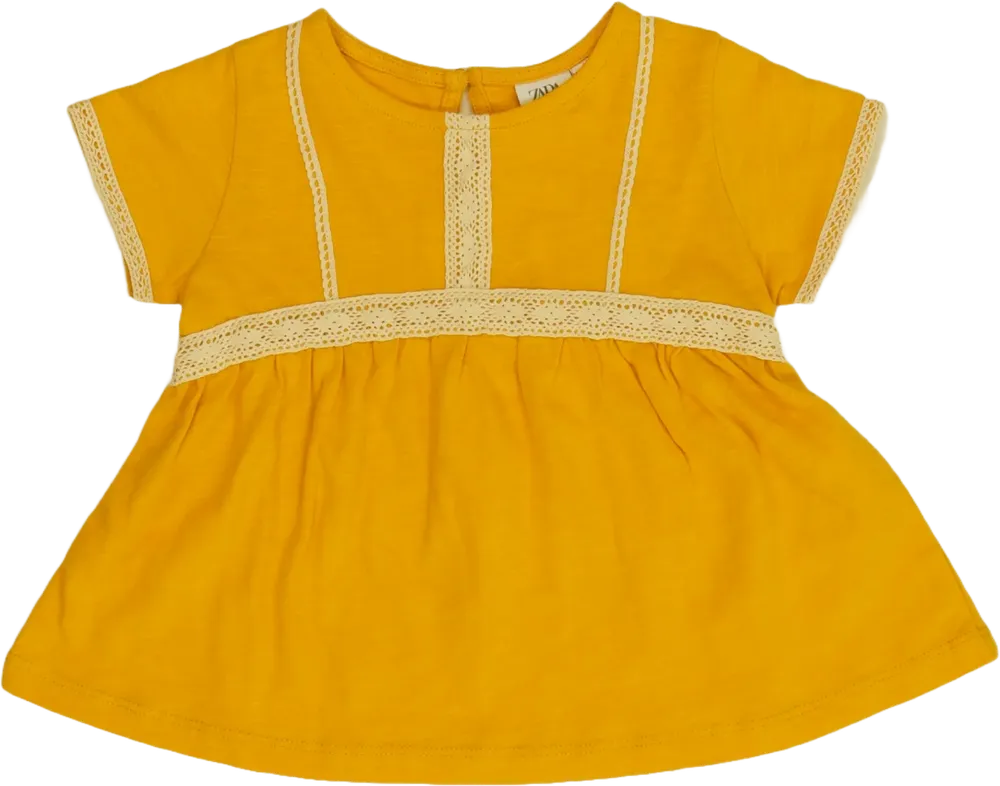 Sárga Zara Tunika EU 98 / UK 3 év / US 3T
