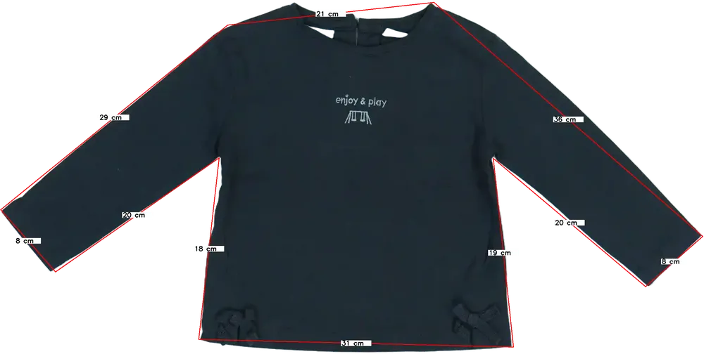 Szürke Zara Hosszú ujjú felső EU 86 / UK 12-18 hónap / US 18 hónap