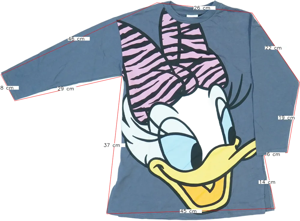 Szürke Disney Hosszú ujjú felső EU 116 / UK 6 év / US 6 év/S