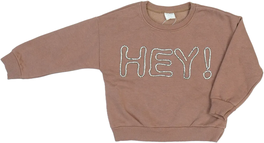 Barna Zara Pulóver EU 110 / UK 5 év / US 5 év/XS