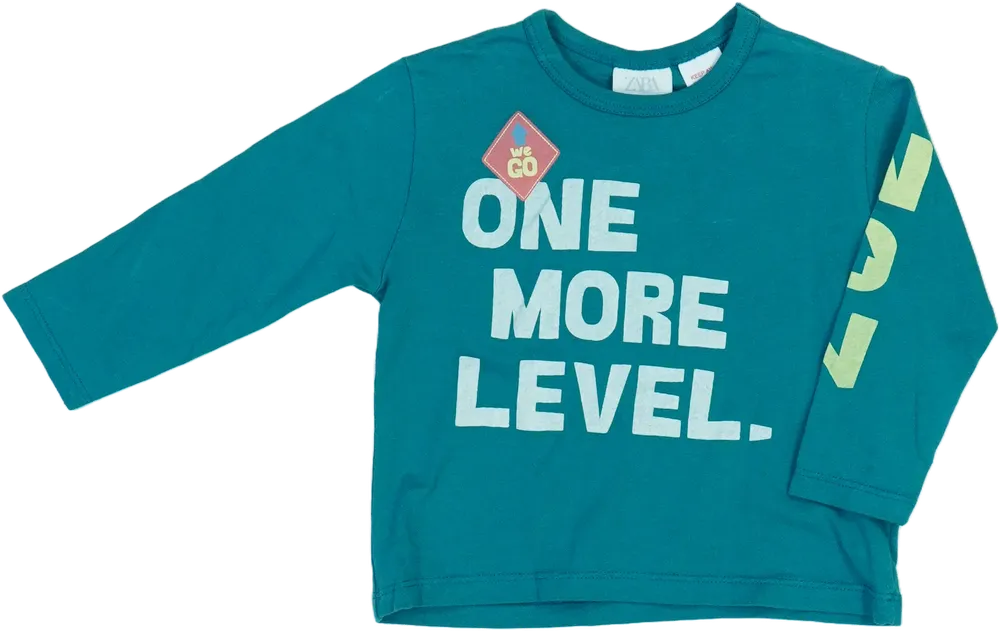 Zöld Zara Hosszú ujjú felső EU 68 / UK 3-6 hónap / US 3-6 hónap