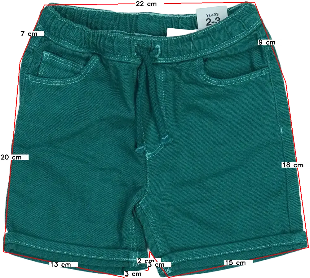 Zöld Zara Rövidnadrág EU 98 / UK 3 év / US 3T