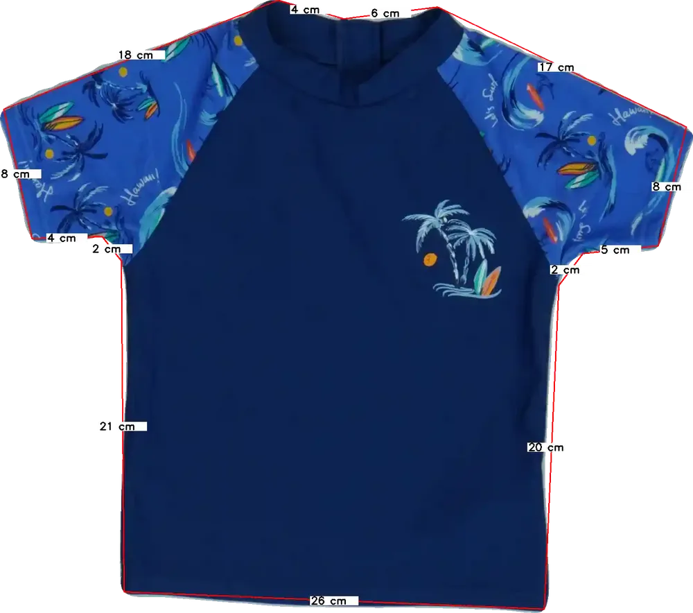 Kék Zara Napvédő felső EU 104 / UK 4 év / US 4T/XS