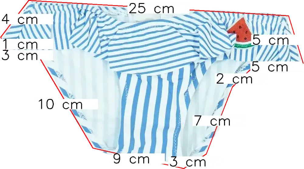 Fehér Zara Bikini alsó EU 98 / UK 3 év / US 3T