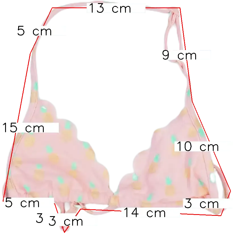 Rózsaszín Zara Bikini felső EU 140 / UK 10 év / US 10 év/L