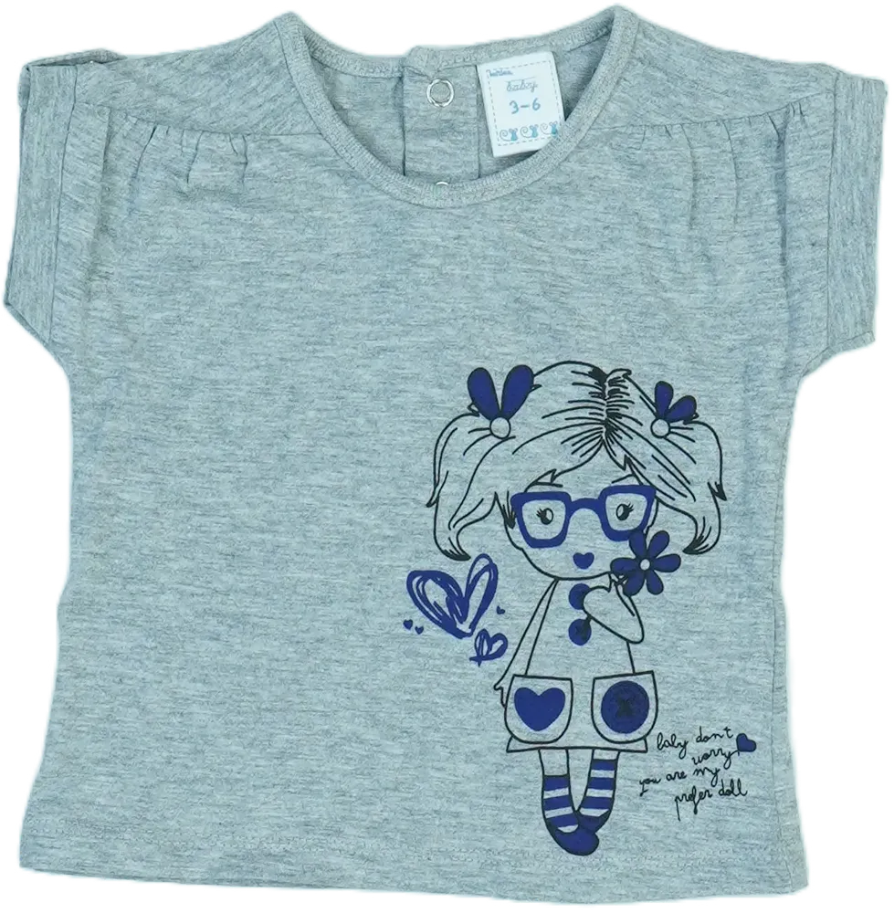 Szürke Lefties baby Póló EU 68 / UK 3-6 hónap / US 3-6 hónap