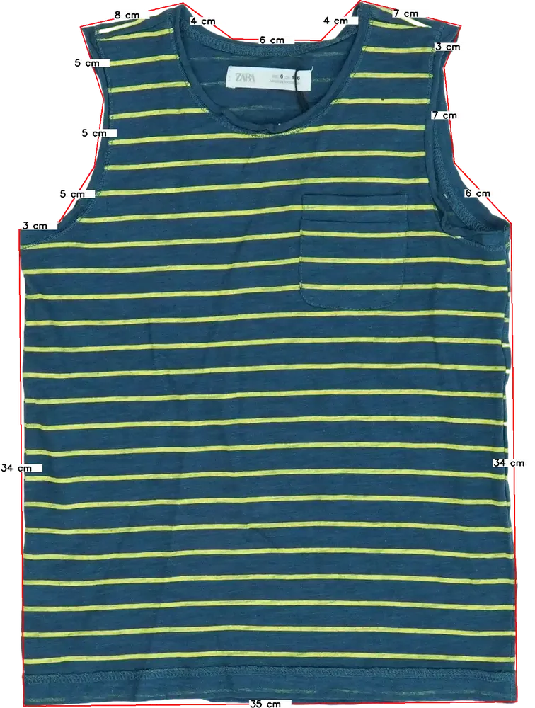 Többszínű Zara Fiú / Férfi trikó EU 116 / UK 6 év / US 6 év/S
