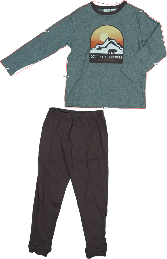 Szürke Zara Pizsama EU 128 / UK 8 év / US 8 év/M