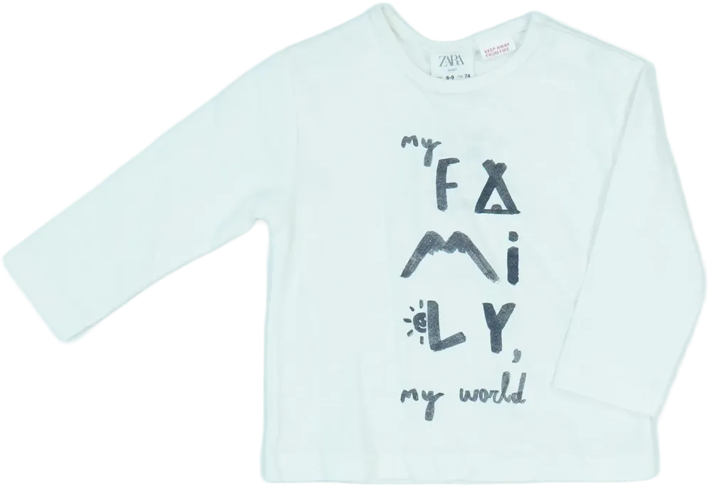 Barna Zara Hosszú ujjú felső EU 74 / UK 6-9 hónap / US 6-9 hónap