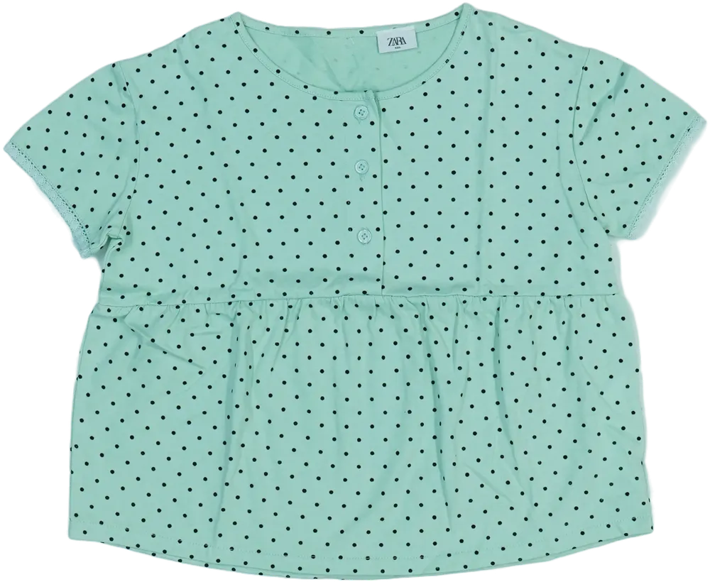 Zöld Zara Póló EU 140 / UK 10 év / US 10 év/L