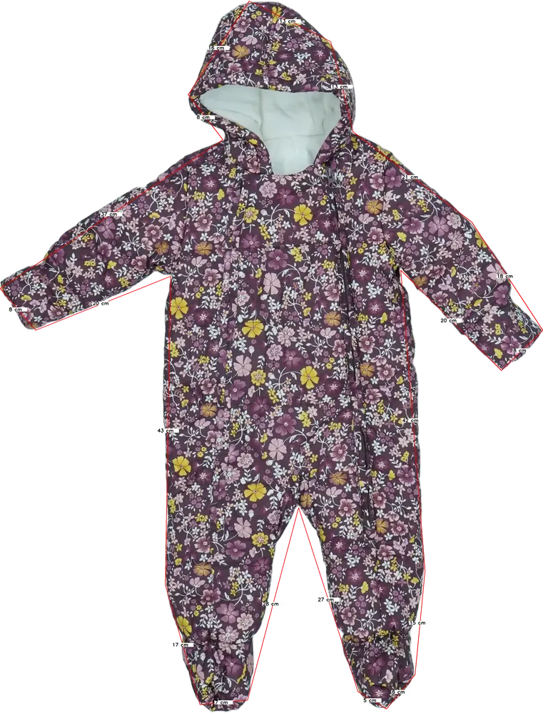 Lila George Baby overál EU 80 / UK 9-12 hónap / US 12 hónap