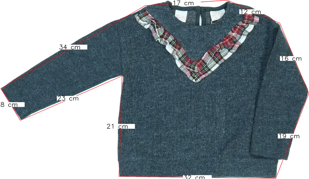 Szürke Zara Pulóver EU 92 / UK 2 év / US 2T