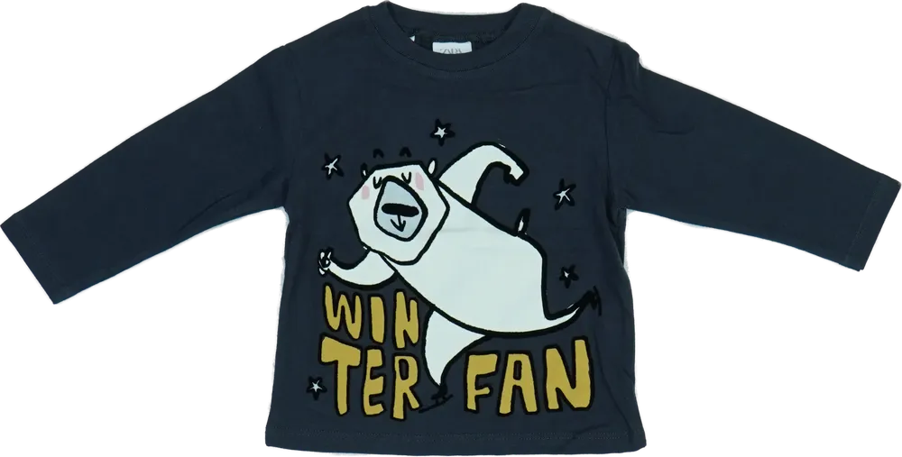 Szürke Zara Hosszú ujjú felső EU 86 / UK 12-18 hónap / US 18 hónap