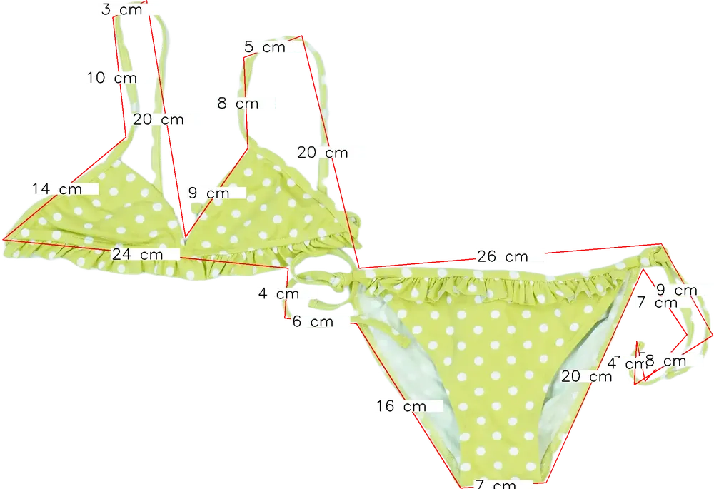 Zöld Massimo Dutti Bikini EU 152 / UK 12 év / US 12 év/L