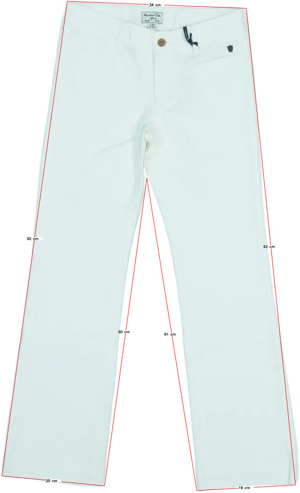 Kék Massimo Dutti Farmernadrág EU 146 / UK 11 év / US 12 év/L