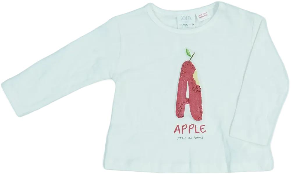 Barna Zara Hosszú ujjú felső EU 74 / UK 6-9 hónap / US 6-9 hónap