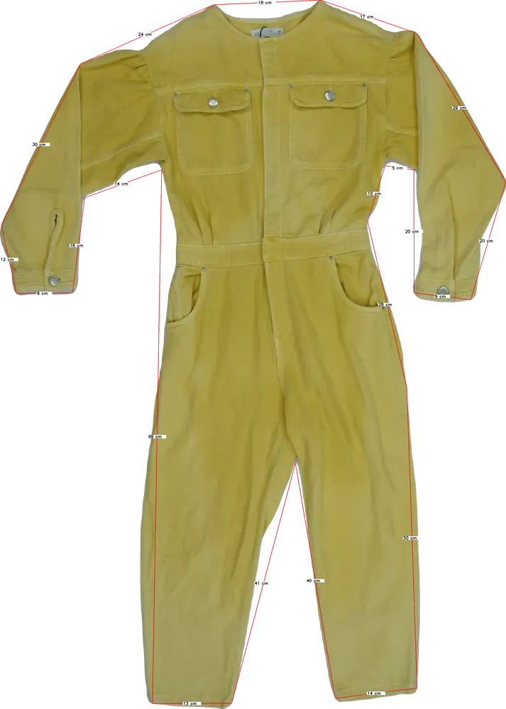 Sárga Zara Playsuit / Jumpsuit EU 140 / UK 10 év / US 10 év/L