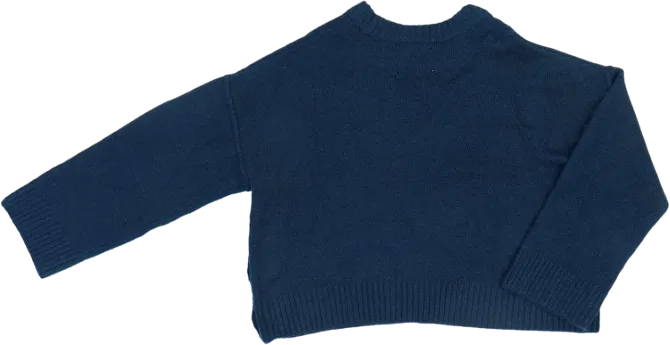 Kék Zara Kötött pulcsi EU 128 / UK 8 év / US 8 év/M