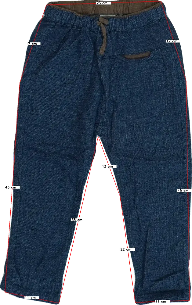 Kék Zara Farmernadrág EU 110 / UK 5 év / US 5 év/XS