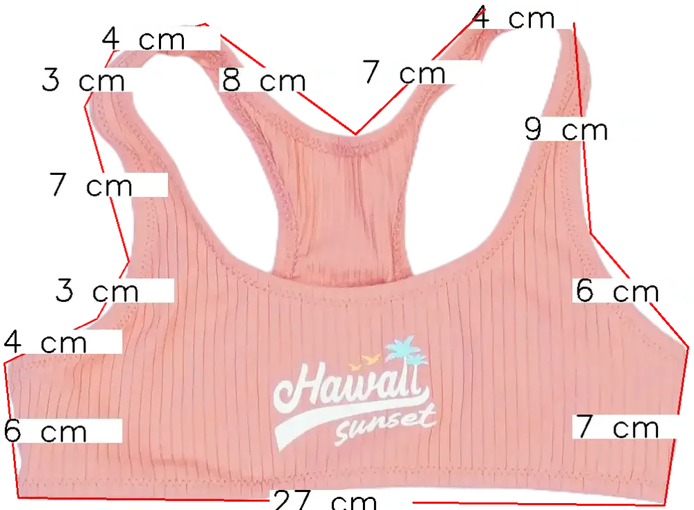 Rózsaszín Zara Bikini felső EU 134 / UK 9 év / US 9 év/L