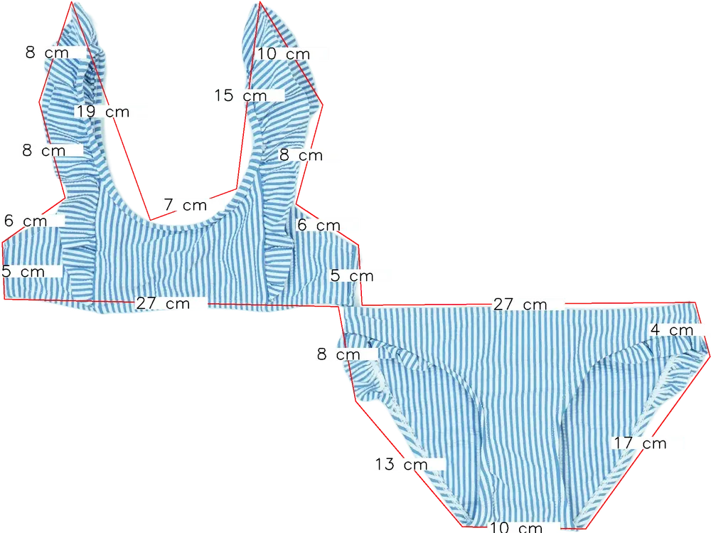 Kék Zara Bikini EU 134 / UK 9 év / US 9 év/L