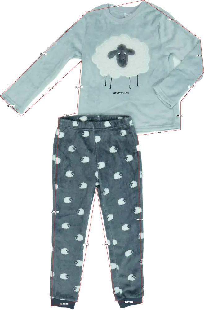 Szürke Zara Pizsama EU 128 / UK 8 év / US 8 év/M