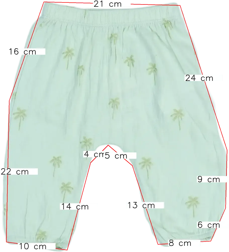 Zöld Zara Baby nadrág EU 80 / UK 9-12 hónap / US 12 hónap