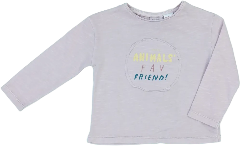 Rózsaszín Zara Hosszú ujjú felső EU 80 / UK 9-12 hónap / US 12 hónap