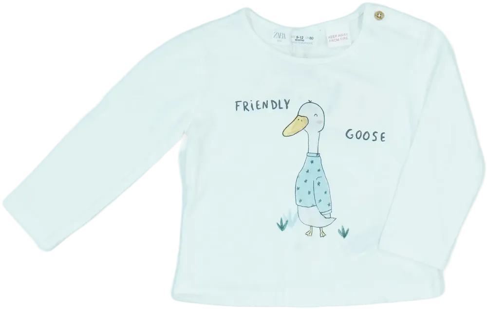 Barna Zara Hosszú ujjú felső EU 80 / UK 9-12 hónap / US 12 hónap