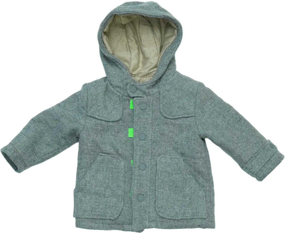 Szürke Zara Átmeneti kabát EU 86 / UK 12-18 hónap / US 18 hónap