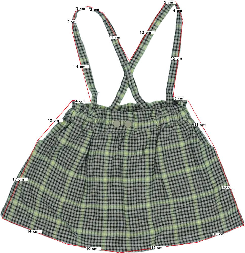 Többszínű Zara Kantáros szoknya EU 98 / UK 3 év / US 3T