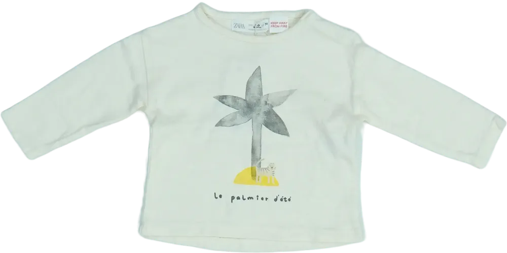 Barna Zara Hosszú ujjú felső EU 74 / UK 6-9 hónap / US 6-9 hónap