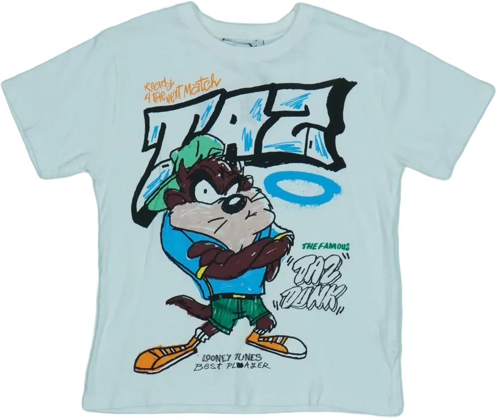 Fehér Zara Póló EU 122 / UK 7 év / US 7 év/M