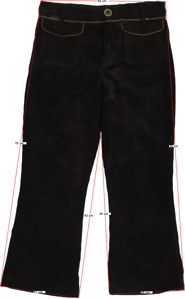 Barna Zara Hosszúnadrág EU 140 / UK 10 év / US 10 év/L